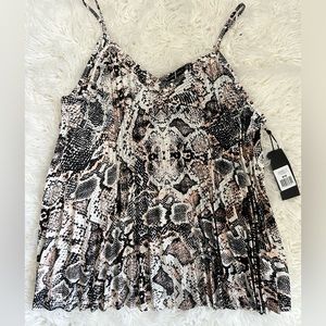 Spaghetti strap v-neck camisole